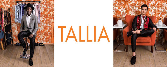 Tallia Orange Men's Suits